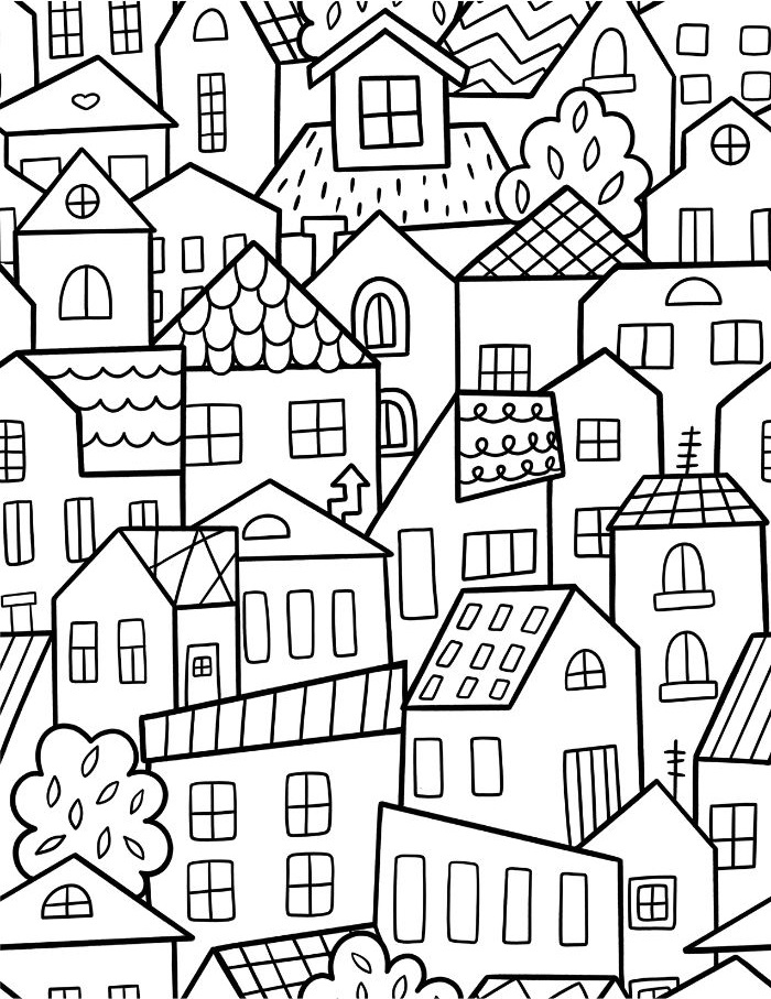 tranh tô màu cho bé 7-8 tuổi siêu đẹp