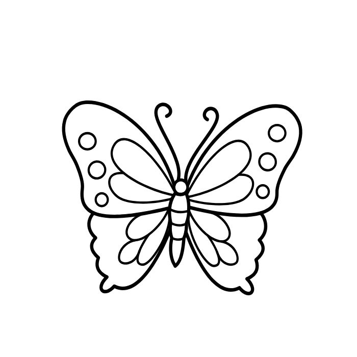tranh tô màu con bướm đẹp nhất