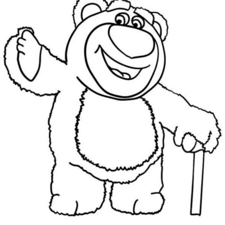 Gợi ý những bộ tranh tô màu gấu dâu cute độc đáo cho các bé