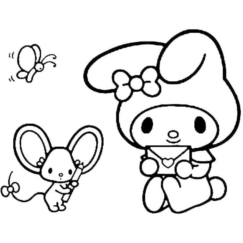 tranh tô màu melody cho bé 4 tuổi