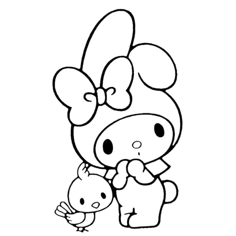 tranh tô màu melody cho bé 5 tuổi