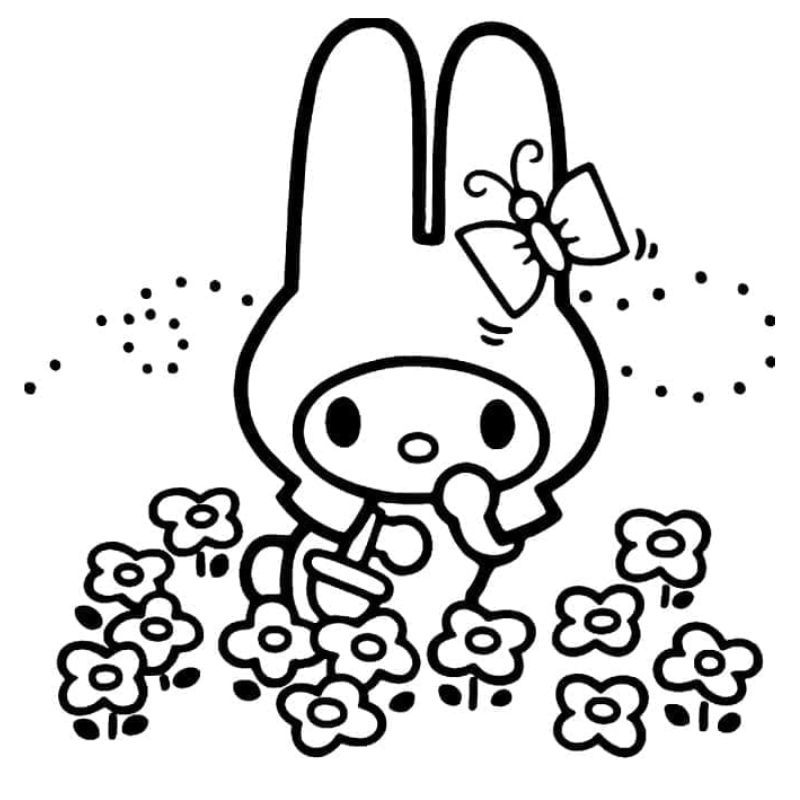 tranh tô màu melody cho bé