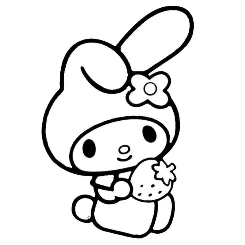 tranh tô màu melody cho các bé