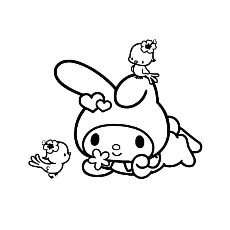 tranh tô màu melody cho trẻ 3-4 tuôỉ