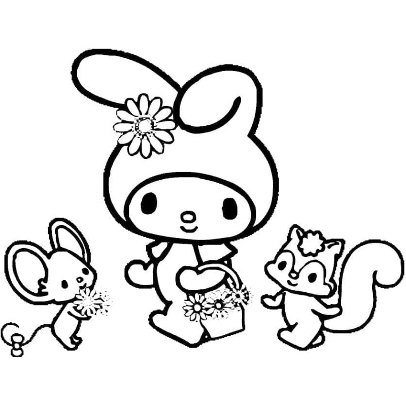 tranh tô màu melody cho trẻ lớp 5 tuổi