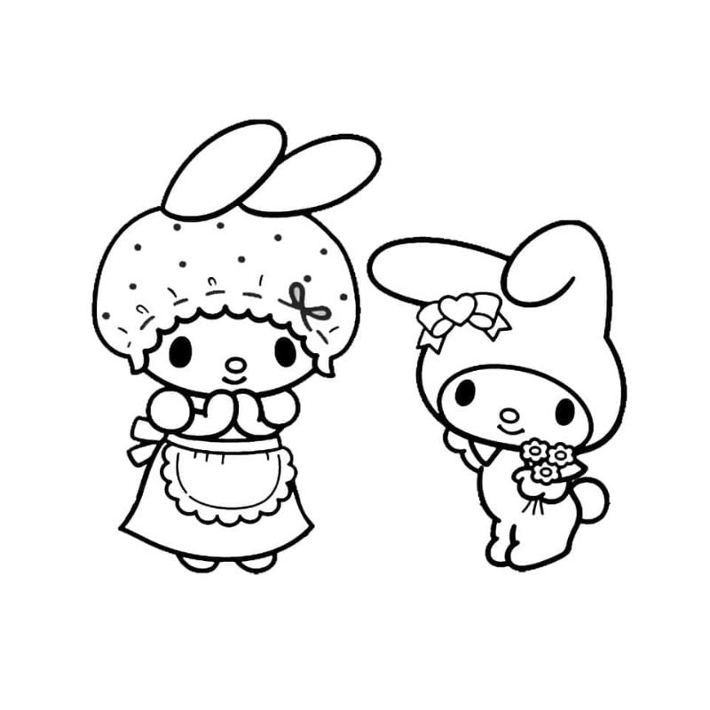 tranh tô màu melody cho trẻ nhỏ