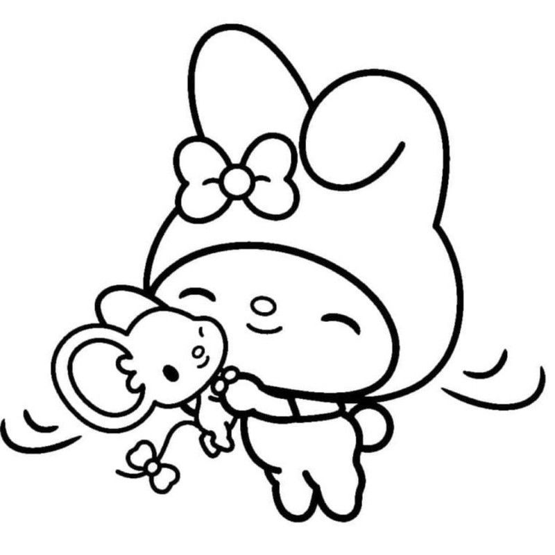 tranh tô màu melody