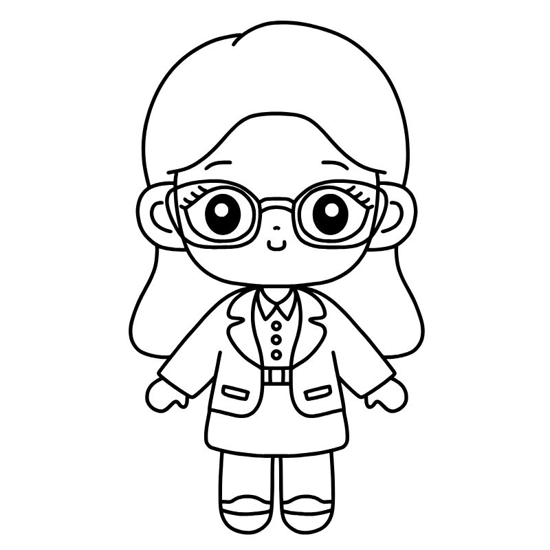 tranh tô màu nghề nghiệp siêu đẹp