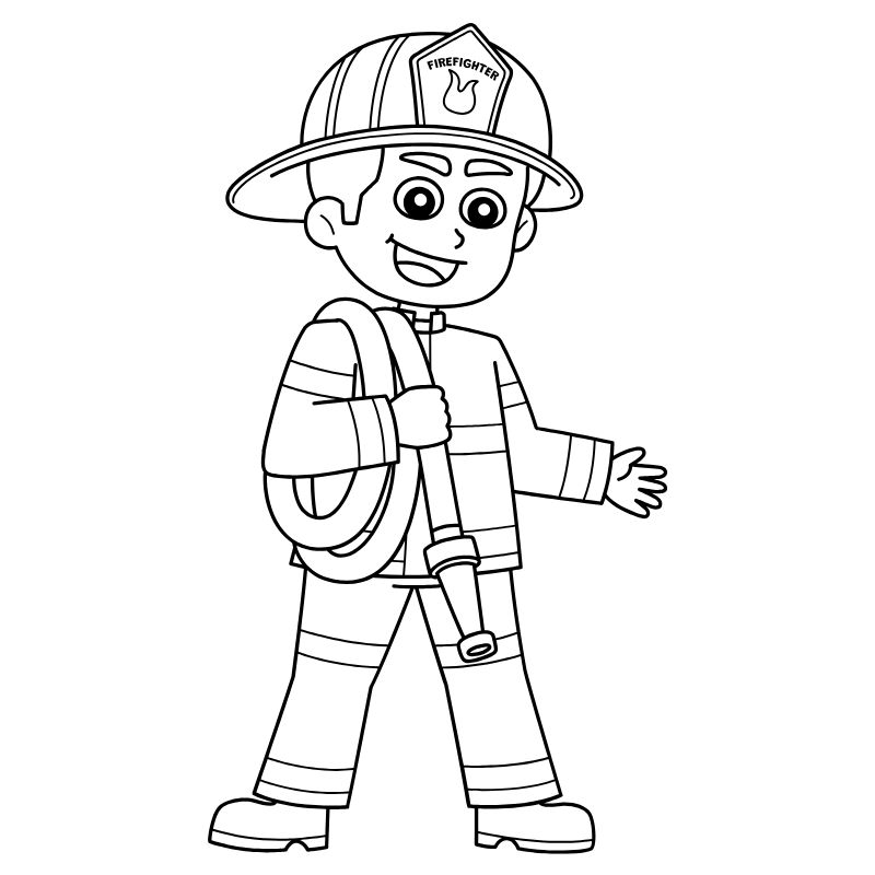 tranh tô màu nghề nghiệp thợ mỏ