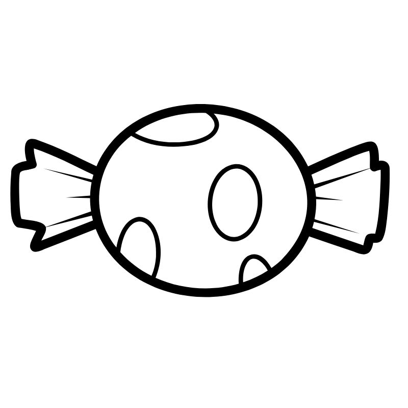 tranh tô màu noel cây kẹo