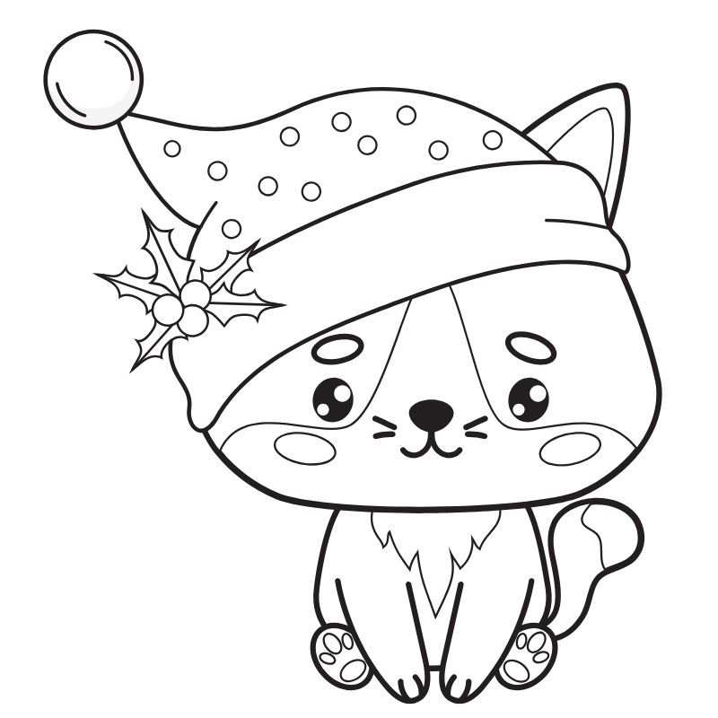 tranh tô màu noel cho bé 4 tuổi