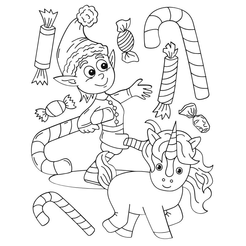 tranh tô màu noel cho trẻ lớp 5 tuổi