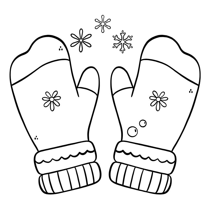 tranh tô màu noel gang tay