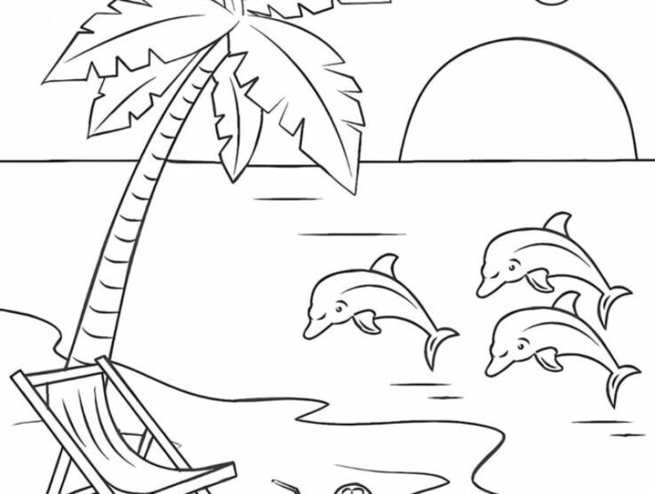 Tặng bé 55+ mẫu tranh tô màu phong cảnh đẹp nhất