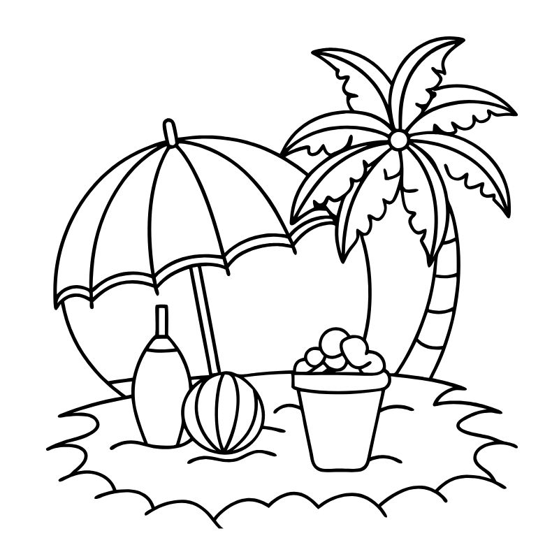 tranh tô màu phong cảnh ô