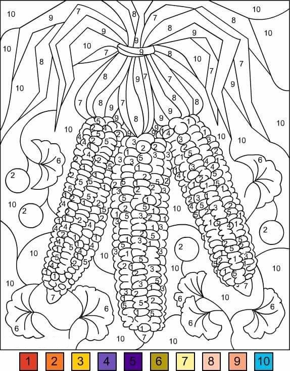 tranh tô màu theo số cực đẹp