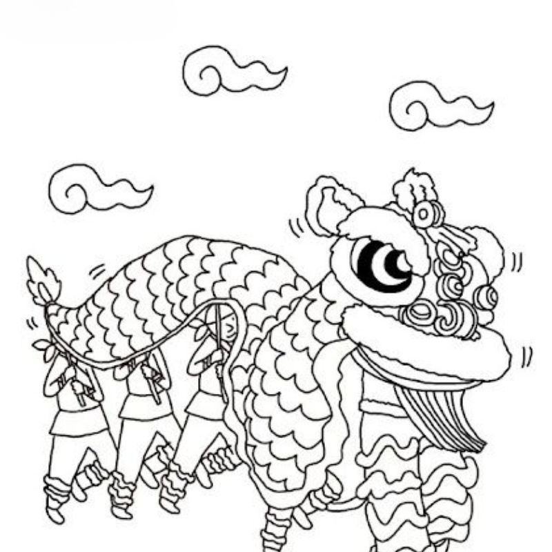 tranh tô màu trung thu cho các bé