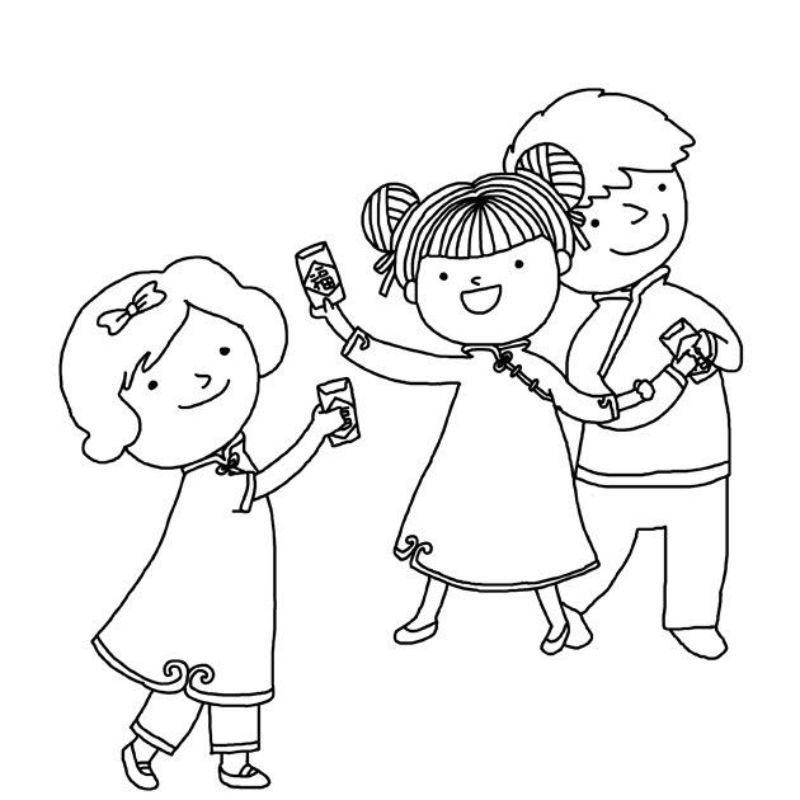 tranh tô màu trung thu cho trẻ lớp 5 tuổi