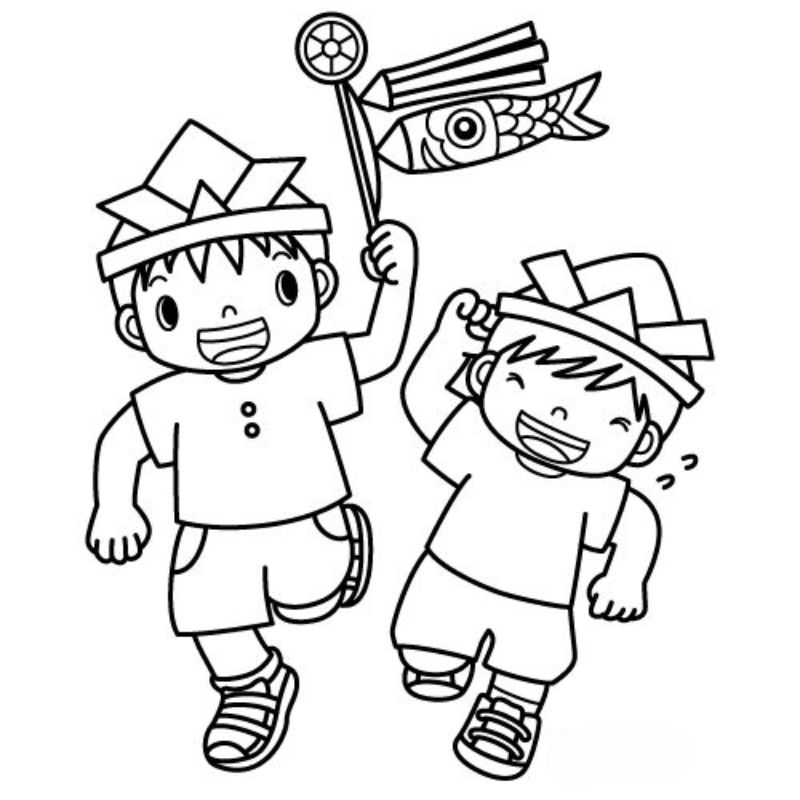 tranh tô màu trung thu cho trẻ nhỏ